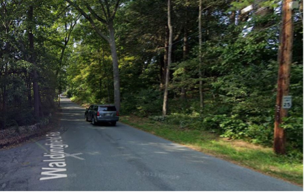 Posted speed limit sign on Waldingfield Road